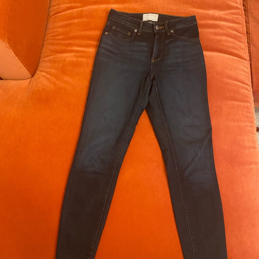 Everlane The Curvy Authentic Stretch High-Rise Skinny Jean, Size 26 Regular